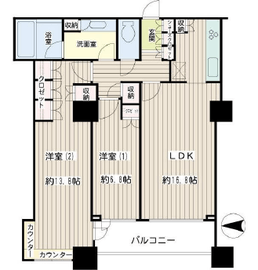 ラグナタワー 29階 間取り図