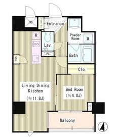 ラティオ南青山 302 間取り図