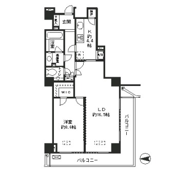 恵比寿ガーデンテラス弐番館 915 間取り図
