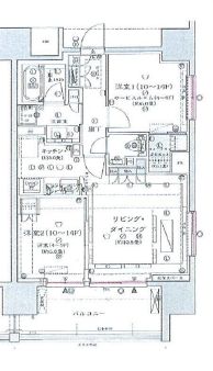 ザ・パークハウス愛宕虎ノ門 12階 間取り図