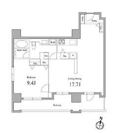 レグノ・セレーノ 14階 間取り図
