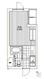 モデリアブリュット参宮橋 103 間取り図