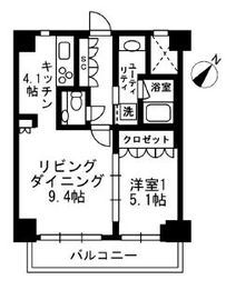 アーバンパーク代官山2 504 間取り図