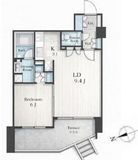 ザ・コートガーデン目黒東山 1階 間取り図