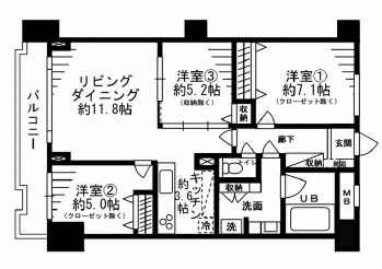 レジディア目白 210 間取り図