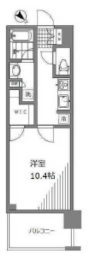 クロスエアタワー 11階 間取り図