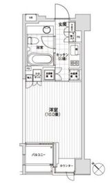 カスタリア銀座 804 間取り図