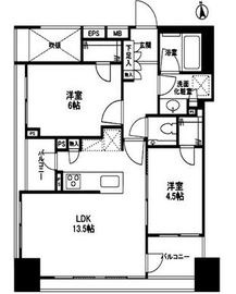 クラッシィハウス神田 6階 間取り図