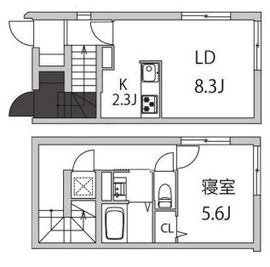 スカイレジデンス中目黒 102 間取り図
