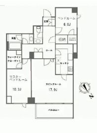 クレストコート砂土原 3階 間取り図