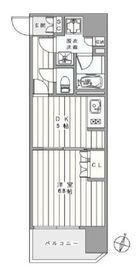 ライオンズアイル赤坂 8階 間取り図