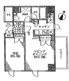 ピュアーレ広尾 304 間取り図