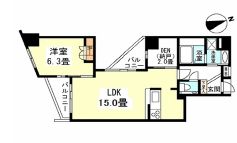 THEパームス代々木上原コスモテラス 5階 間取り図