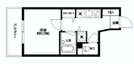 シティスパイア新富町 403 間取り図