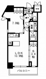 レジディア杉並方南町 1002 間取り図