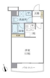 ティアラ恵比寿 401 間取り図