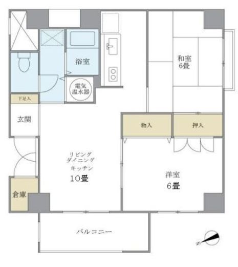 グランドメゾン田町 10階 間取り図