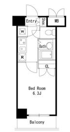 LaSante広尾 (ラサンテ広尾) 512 間取り図