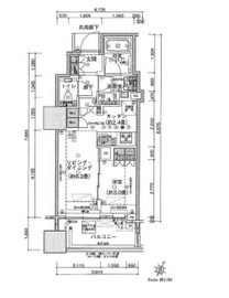 ウェリスタワー千代田岩本町 3階 間取り図