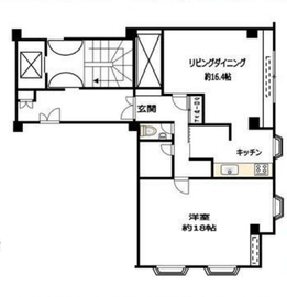 南青山第一マンションズ 5階 間取り図