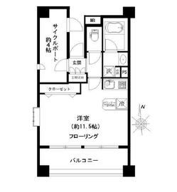 ルモンド恵比寿 6階 間取り図