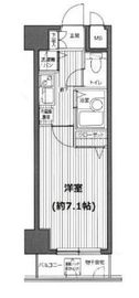 ガラ・ステージ麻布十番 10階 間取り図