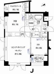 フォレシティ富ヶ谷 506 間取り図