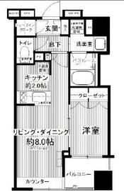 アンビックス神田 2階 間取り図