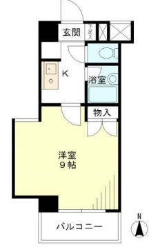ポプラハウス 404 間取り図
