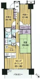 スターコート豊洲 13階 間取り図