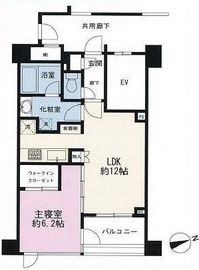 ピアース高田馬場 3階 間取り図