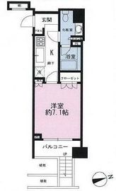 ピアース高田馬場 1階 間取り図