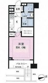 ピアース高田馬場 1階 間取り図