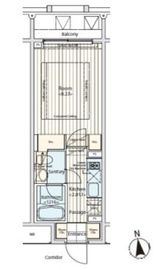 プライマル新宿若松町 502 間取り図