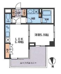 レジデンス白金コローレ 308 間取り図