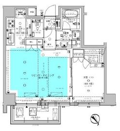 オープンレジデンシア南青山 4階 間取り図