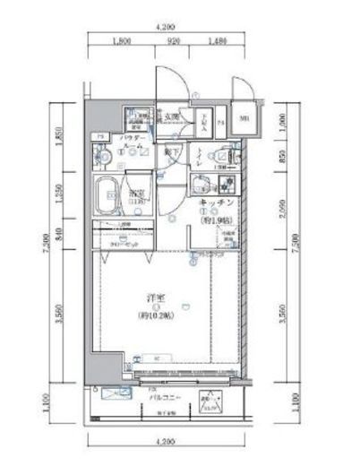 アルテシモグラード 2階 間取り図