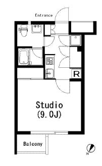 ラティエラ乃木坂 303 間取り図