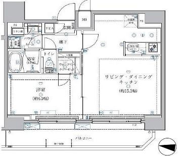 アルテシモグラード 8階 間取り図