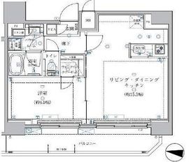 アルテシモグラード 8階 間取り図