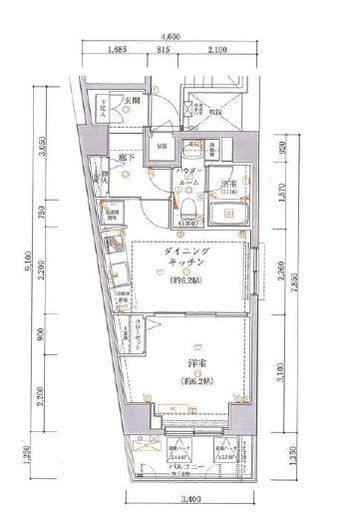 アルテシモフォルテ 1階 間取り図