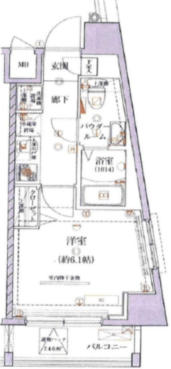 アルテシモフォルテ 3階 間取り図