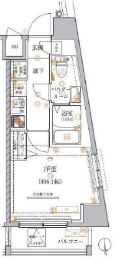アルテシモフォルテ 7階 間取り図