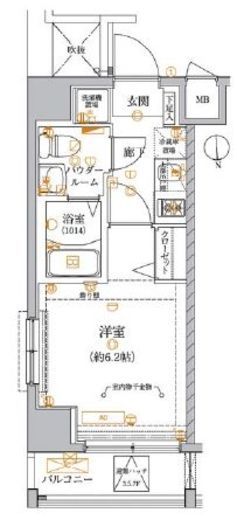 アルテシモフォルテ 3階 間取り図