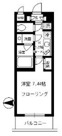 ラ・グランドゥール白金 402 間取り図