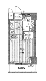 グランド・ガーラ銀座 13階 間取り図