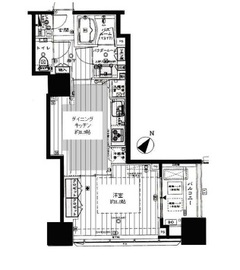 シティタワー池袋ウエストゲート 9階 間取り図