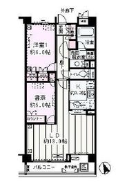 パークレジデンス戸越公園 302 間取り図