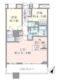 ブリリアマーレ有明 29階 間取り図