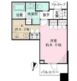 テラス渋谷美竹 11階 間取り図